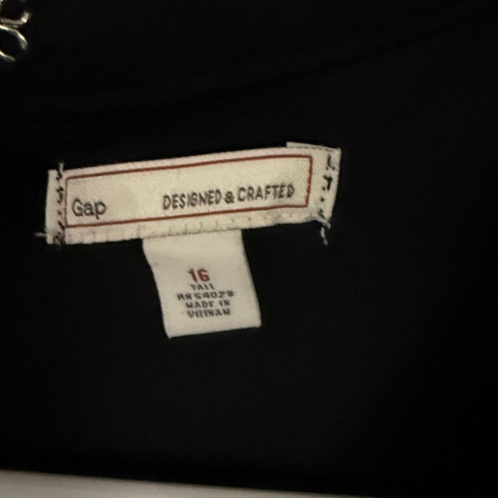 GAP Elegant Black Dress